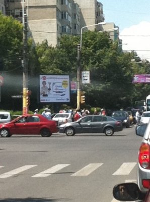 Accident rutier în Tomis III: un pieton a fost lovit